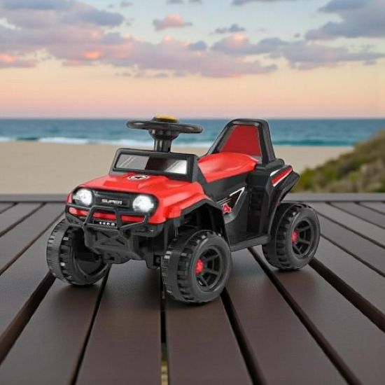 صورة سيارة أطفال كهربائية مع إضاءة وصوت